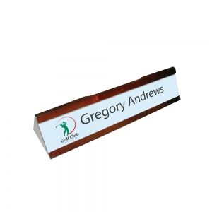 Desktop name plates
