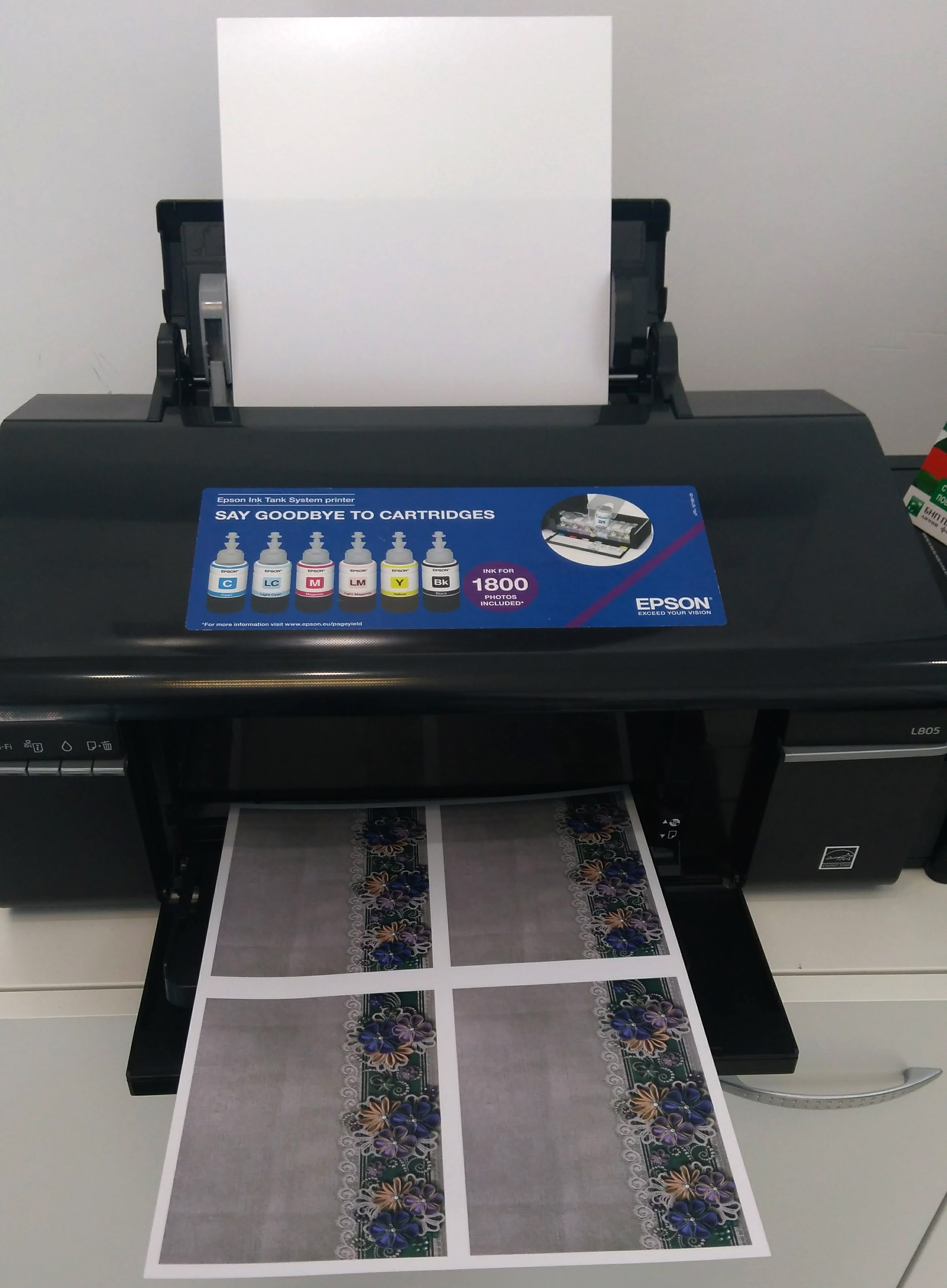 Метализиран ефект върху снимки с помощта на Forever Hot Stamping Foil и Epson L805 