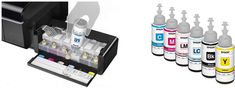 Epson L810 мастила