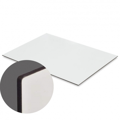 HB (HARDBOARD) UNISUB - БЯЛ, ГЛАНЦ, ДВУСТРАНЕН, 1200 x 600 x 3.17 mm