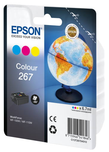 Singlepack Colour 267 ink cartridge