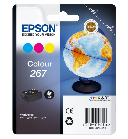 Singlepack Colour 267 ink cartridge