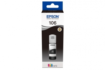 Мастило Epson 106 EcoTank Photo Black бутилка 70 ml за принтери Epson L7160/L7180