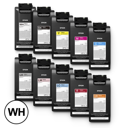 White за Epson SureColor Sc-S80610L - солвентно мастило