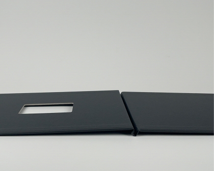 Pro PhotoBook WITH WINDOW A5L - black silk - Box 10 pcs