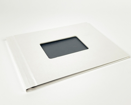 Pro PhotoBook WITH WINDOW A5L - white pearl - Box 10 pcs