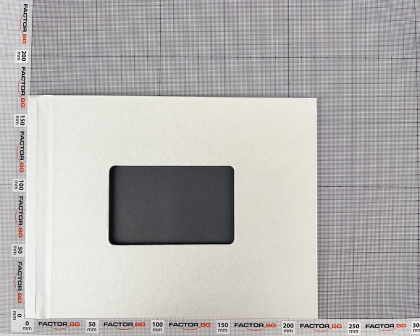 Pro PhotoBook WITH WINDOW A5L - white pearl - Box 10 pcs