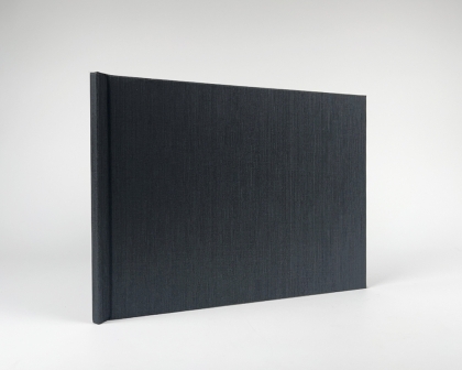 PhotoBook For Staple Steelbinding A4L Kashmir Charcoal / Black Mirror
