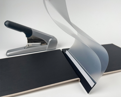 PhotoBook For Staple Steelbinding A5L Kashmir Oyster / Black Mirror