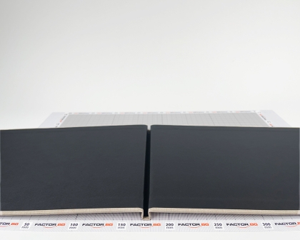 PhotoBook For Staple Steelbinding A5L Kashmir Oyster / Black Mirror
