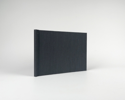 PhotoBook For Staple Steelbinding A5L Kashmir Charcoal / Black Mirror