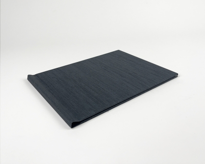 PhotoBook For Staple Steelbinding A5L Kashmir Charcoal / Black Mirror
