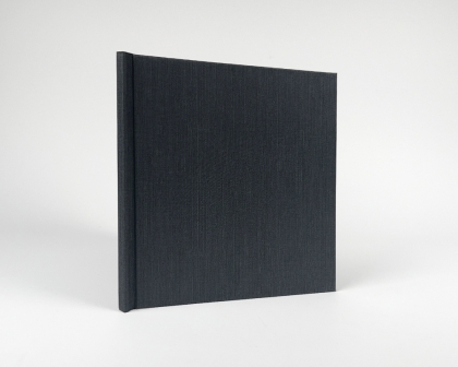 PhotoBook For Staple Steelbinding 21x21 Kashmir Charcoal / Black Mirror