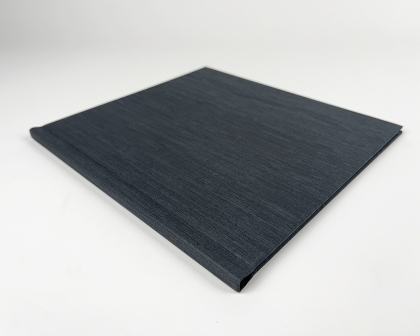PhotoBook For Staple Steelbinding 21x21 Kashmir Charcoal / Black Mirror