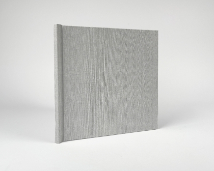 PhotoBook For Staple Steelbinding 21x21 Kashmir Silver / Black Mirror