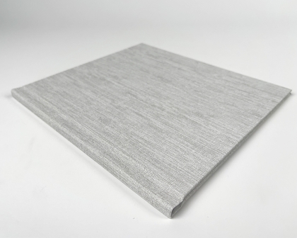 PhotoBook For Staple Steelbinding 21x21 Kashmir Silver / Black Mirror