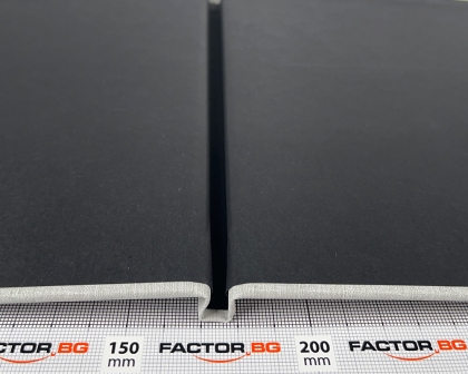 PhotoBook For Staple Steelbinding 21x21 Kashmir Silver / Black Mirror