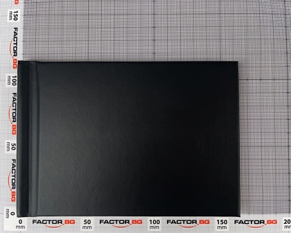 Фотокнига за подвързване с телбод - 4x6 (100x150 mm) - Black Silk