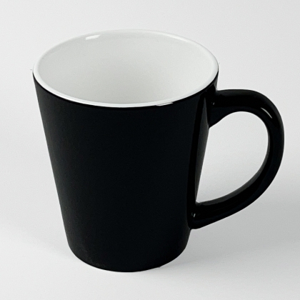 Сублимационна фото-чаша - лате, МАГИЧЕСКА, ЧЕРНА, 11oz