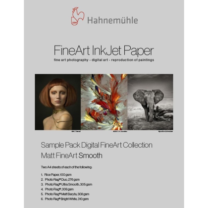 Hahnemuehle Sample Pack Matt FineArt Smooth