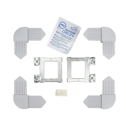 SUB25 Moulded Push In Corners 1 Frame Join & Hang Kit