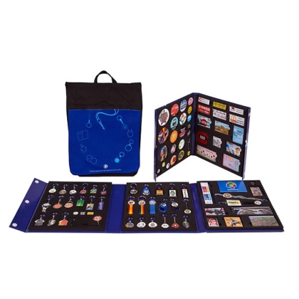 IDGAMAX SAMPLE BOOK - KEYRINGS + BUTTON BADGES - 2019 - KIT WITH BACKPACK