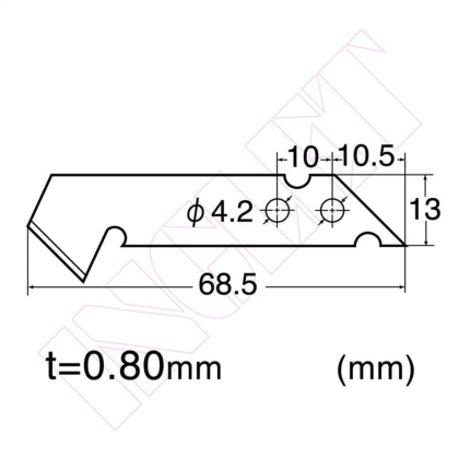 INGLET ACRYLIC SCORING BLADE -5 u- blade for plastics