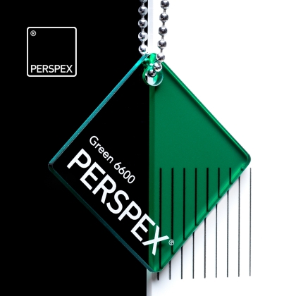 PERSPEX Transparent/Tints 6600 GREEN acrylic sheets