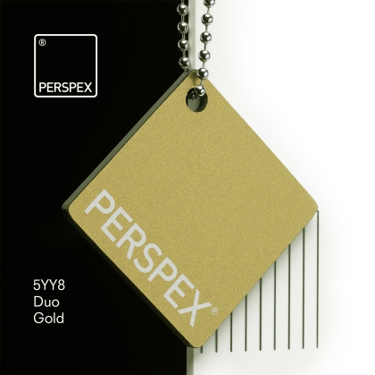 PERSPEX DUO 5YY8 GOLD acrylic sheets
