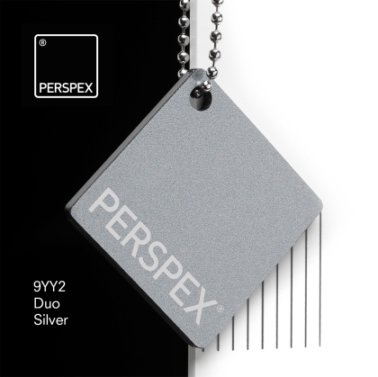 PERSPEX Duo Плексиглас за Гравиране 9YY2 SILVER