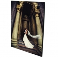 MDF ChromaLuxe - White, Gloss, One-sided, black backing, 1200 x 1200 x 19 mm