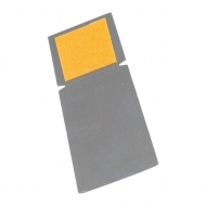 Aluminum Clear Mini Easel For Photo Panel 3.5" x 1.5" / 89 x 38 mm, 20 pcs/ box
