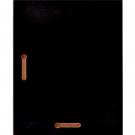 СТЕНЕН ФОТО ПАНЕЛ с ФАСКА и ЧЕРЕН КАНТ, MDF, Бяло, Гланц, 180 x 270 х 15.88 mm