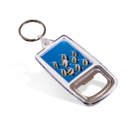 IB02 Acrylic Bottle Opener Keyring 