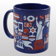 FOREVER Standard Mug, BLUE for Laser printing