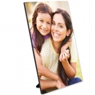 Hardboard Gloss White Flat Top Photo Panel With Kickstand 5" x 7" / 127 x 178 mm 20/box