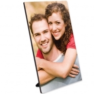 Hardboard Gloss White Flat Top Photo Panel With Kickstand 8" x 10" / 203 x 254 mm 15/box