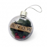 ADV Bauble Decoration Ice White (box-72)