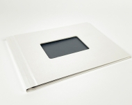 Албум Pro PhotoBook С ПРОЗОРЧЕ - A5 пейзаж - White Pearl