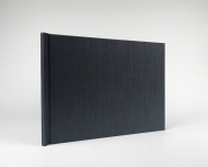 PhotoBook For Staple Steelbinding A4L Kashmir Charcoal / Black Mirror
