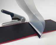 PhotoBook For Staple Steelbinding A4L Kashmir Red / Black Mirror