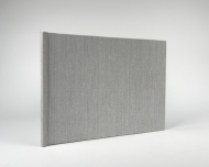 PhotoBook For Staple Steelbinding A4L Kashmir Silver / Black Mirror