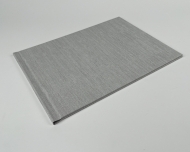 PhotoBook For Staple Steelbinding A4L Kashmir Silver / Black Mirror