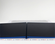 PhotoBook For Staple Steelbinding A4L Kashmir UltraMarine / Black Mirror