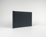 PhotoBook For Staple Steelbinding A5L Kashmir Charcoal / Black Mirror