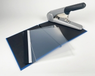 PhotoBook For Staple Steelbinding 21x21 Kashmir UltraMarine / Black Mirror