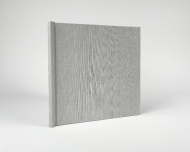 PhotoBook For Staple Steelbinding 21x21 Kashmir Silver / Black Mirror