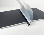 PhotoBook For Staple Steelbinding 21x21 Kashmir Silver / Black Mirror