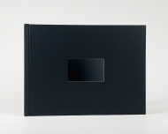 Албум Pro PhotoBook С ПРОЗОРЧЕ - A4 пейзаж - Black Silk