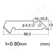 INGLET ACRYLIC SCORING BLADE -5 u- blade for plastics